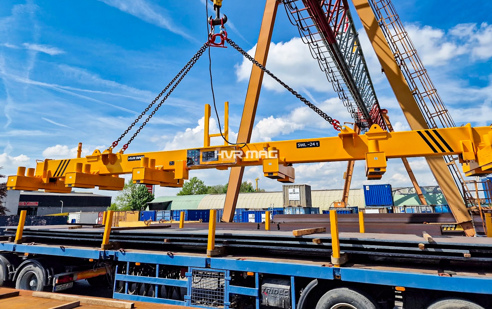 HM2 Series Electro Permanent Lifting Magnets with Telescopic Beam