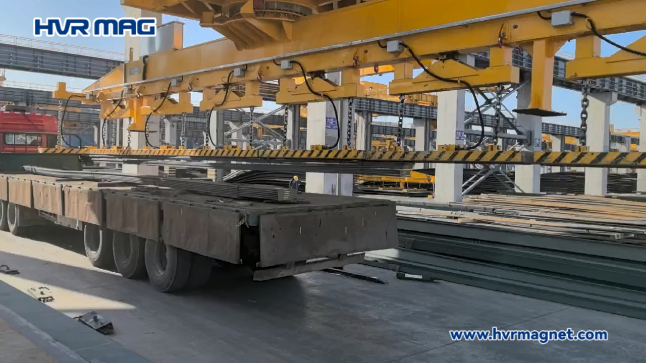 Efficient Steel Plate Handling in Shipyards: Electro Permanent Magnetic Lifting Beam